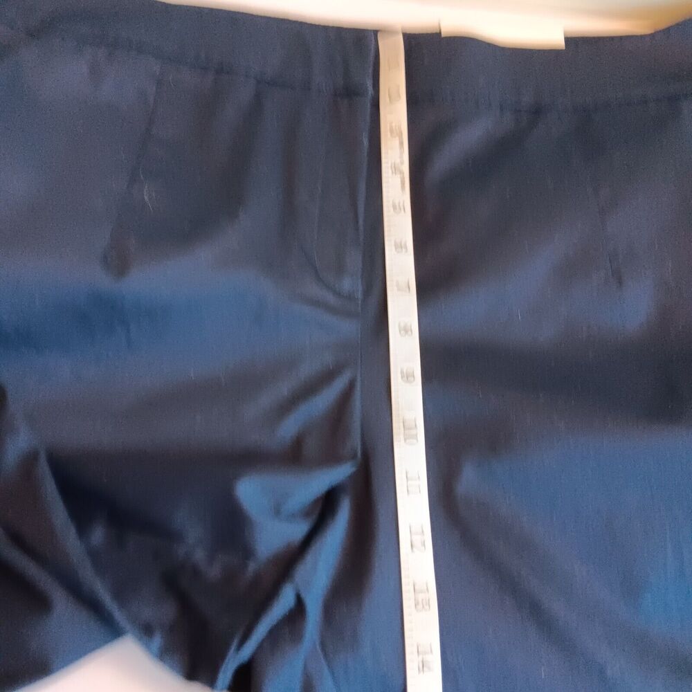 NWT Established 1946 Size 20W Navy Blue Cotton Shape Enhancing Ankle Pants - Picture 10 of 11